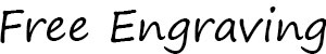Free Engraving