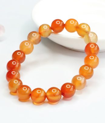 Agate Dragon Bracelet, Nine Purple Fire Fortune Beads