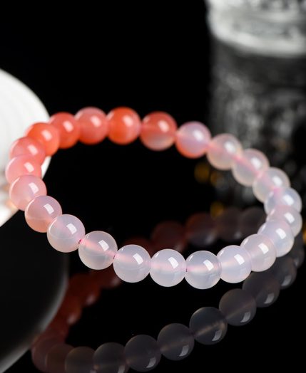 Earth Tone Agate Stone Bracelet - Yanyuan Natural Gradient Design