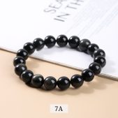 Natural Silver Sheen Obsidian Bracelet