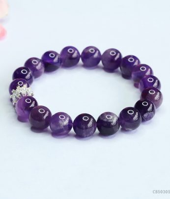 natural amethyst bracelet