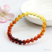 natural amber bracelet & ombré gradient jewelry