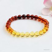 natural amber bracelet & ombré gradient jewelry