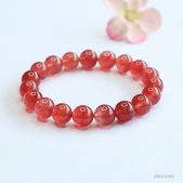 natural strawberry quartz bracelet
