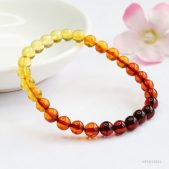 natural amber bracelet & ombré gradient jewelry