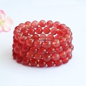 natural strawberry quartz bracelet