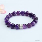 natural amethyst bracelet