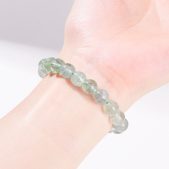 green fluorite beaded bracelet‌ unisex beaded bracelet‌