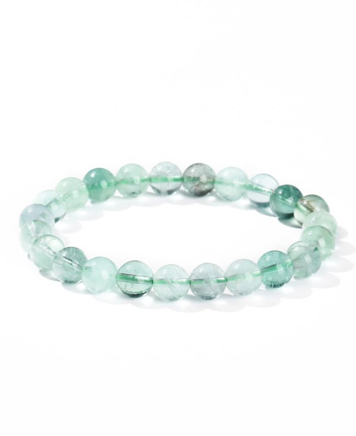 green fluorite beaded bracelet‌ unisex beaded bracelet‌