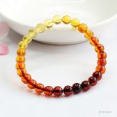 natural amber bracelet & ombré gradient jewelry