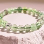 green fluorite beaded bracelet‌ unisex beaded bracelet‌