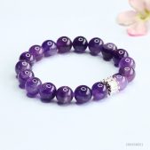 natural amethyst bracelet